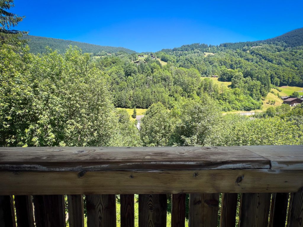 Kristberg vom Balkon aus
