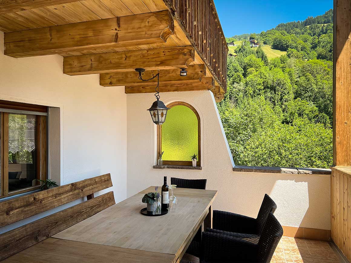 Spitzen Blicke Apartments im Silbertal, Montafon – Sitzecke