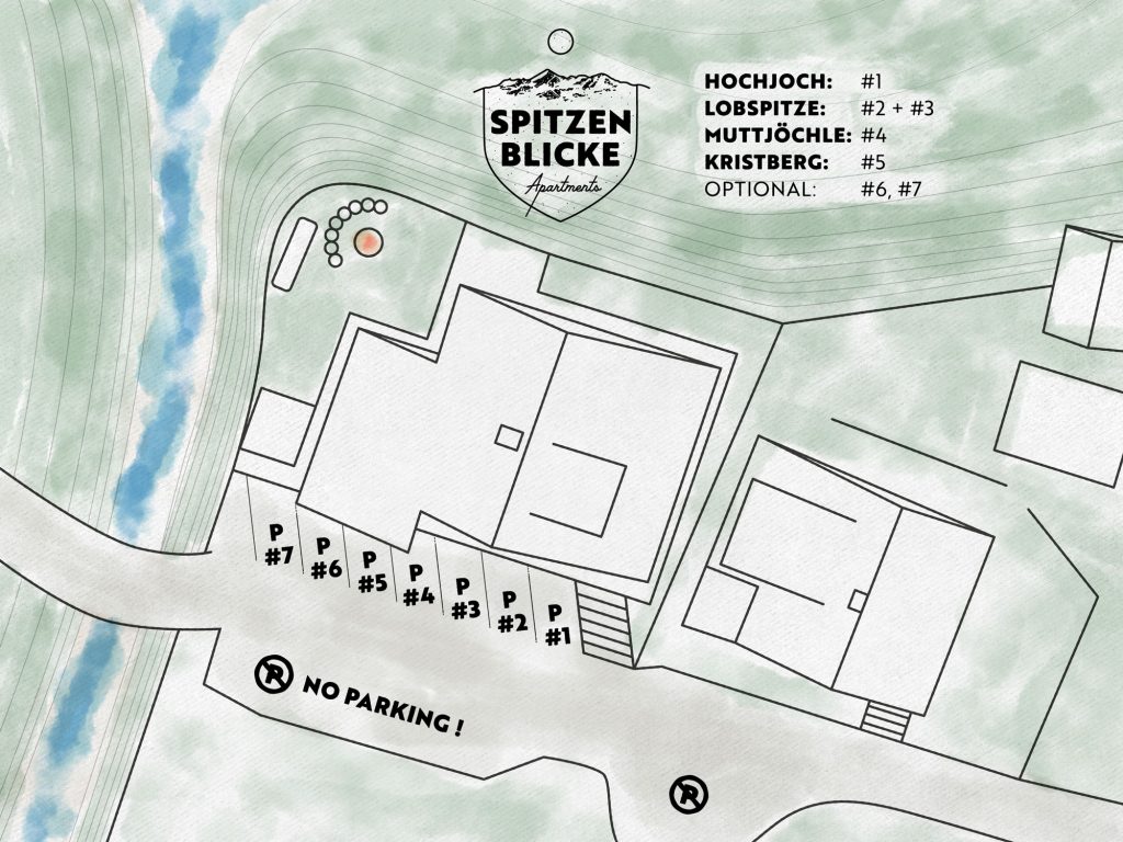 Spitzen Blicke – Parkplatzplan