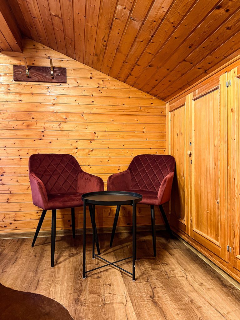 Hochjoch Apartment – Sitzecke