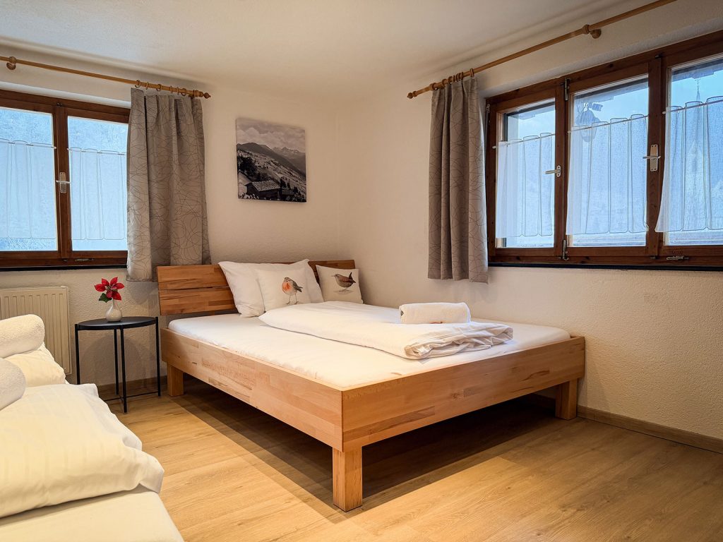 Muttjöchle Apartment – Schlafzimmer – Bett Nr. 2
